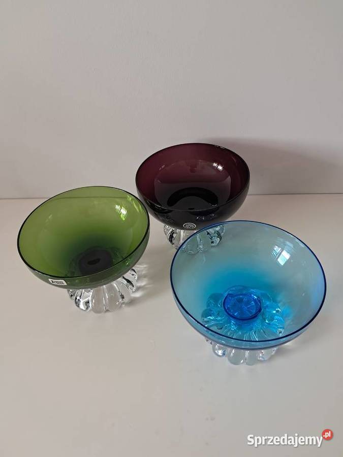 Szklny pucharek seda Glasbruk