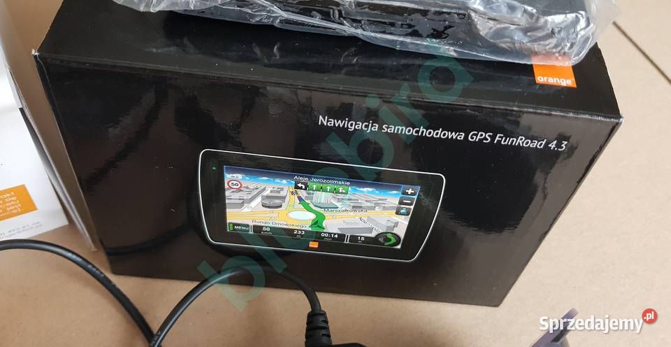 Nawigacja GPS FunRoad 43 uszkodzona na części do Kraków