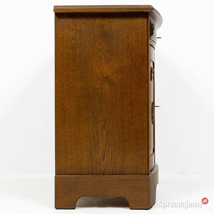 Stylowa Mała Komoda Antyk Stara Dania Dębowa Dąb