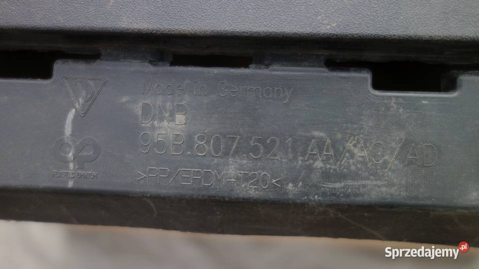 PORSCHE MACAN DOKŁADKA ZDERZAKA TYŁ zderzaki śląskie