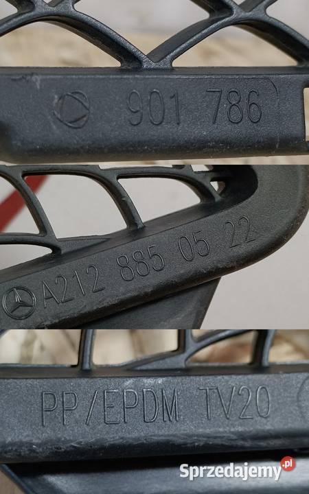 MERCEDES E W212 KRATKA OSŁONA CHŁODNICY DOLNA Pleszew sprzedam