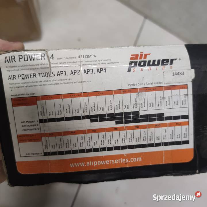 Air Power 4 pneumatyczna nitownica do Lublin