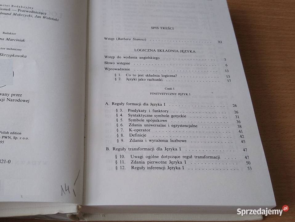 Biblioteka Współczesnych Filozofów Logiczna ISBN 8301118210 Gdańsk sprzedam