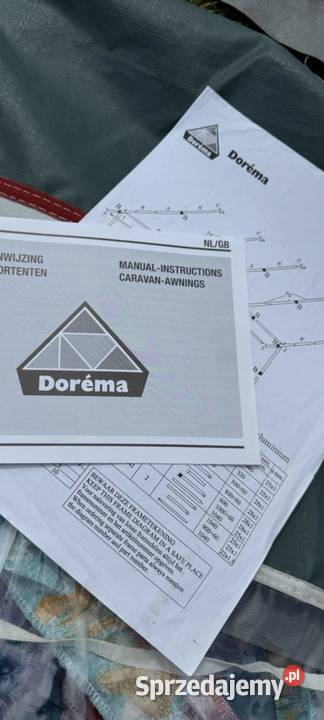 Dorema rozmiar 10 namiot przedsionek do kempingu Świdnica