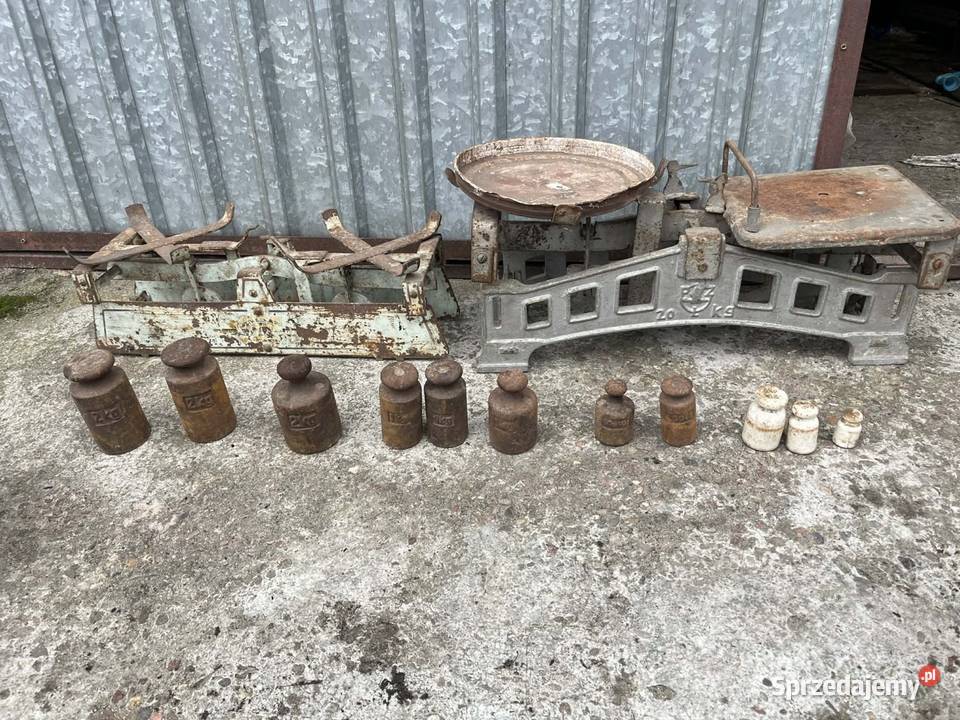 Sprzedam stare wagi vintage kujawsko-pomorskie Włocławek sprzedam