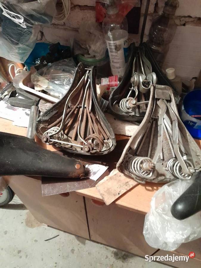 Siodelka siodelko rowerowe oryginały z prl Części i akcesoria Solca Wielka