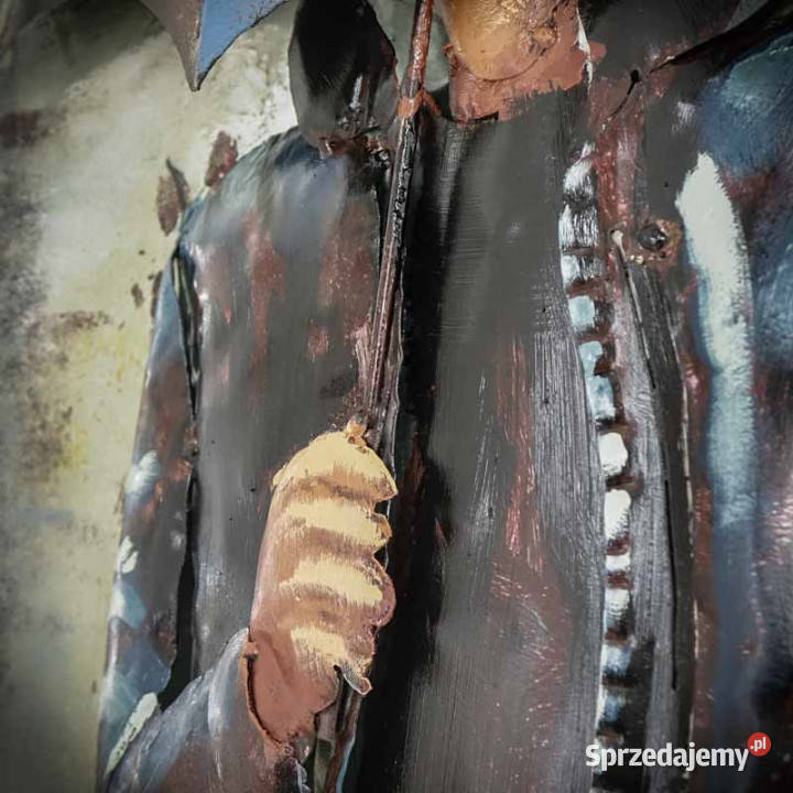 Obraz metalowy 3D LOFT DESZCZ 2 60x120 Chmielnik