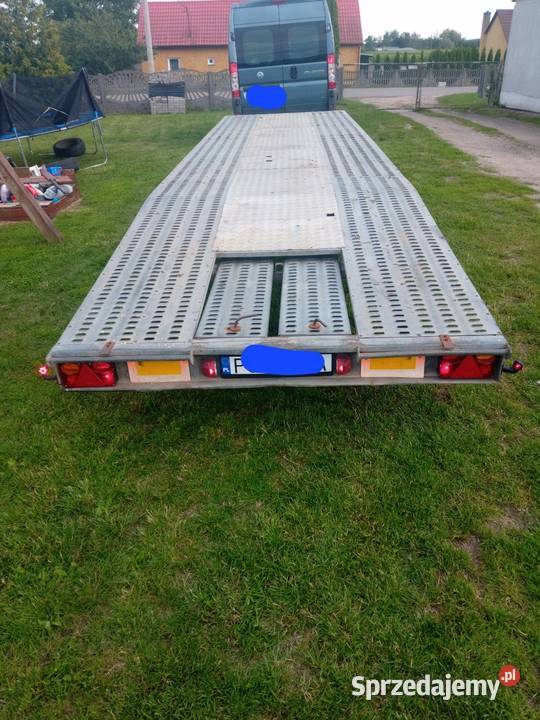 Laweta na 2 auta 8 m boro długa 3500 dmc Lawety Budzyń