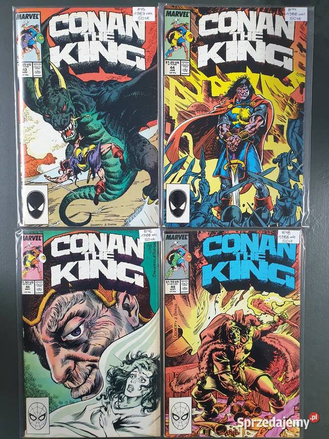 Conan The King 27 komiksów Marvel USA 19841989 Gdynia sprzedam