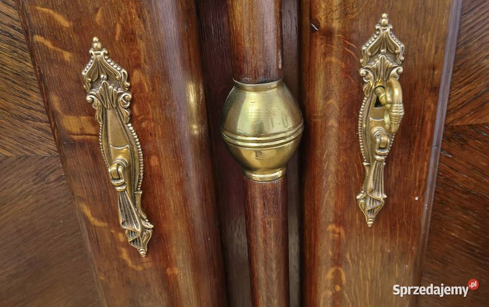 Piękna antyczna szafa dębowa Zaborów