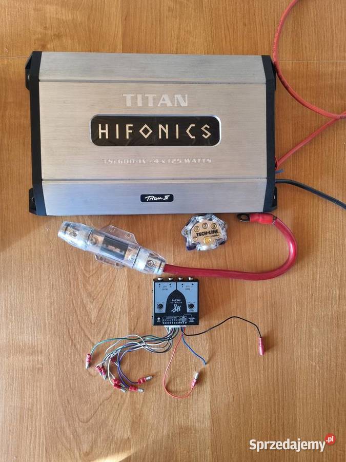 Zestaw Audio HiFonics Subwoofer Aktywny Wzmacniacze