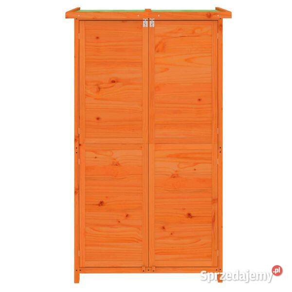 vidaXL Ogrodowa szopa na narzędzia brązowa