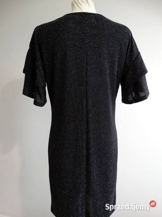 Sukienka Brokatowa Czarna Wieczorowa Imprezowa Łomża sprzedam