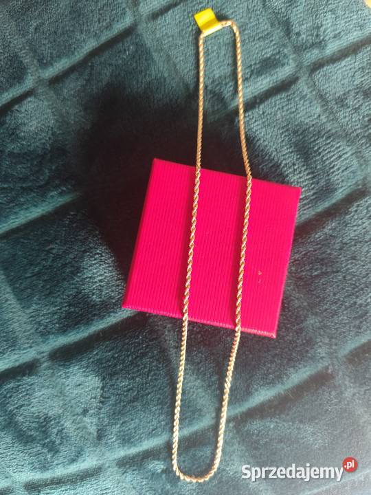 Efektowny złoty łańcuszek splot Kordel Skarżysko-Kamienna