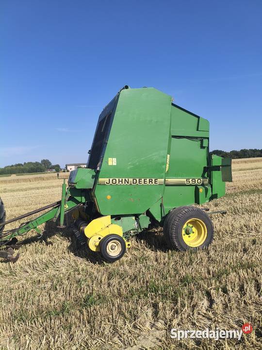 Prasa pasowa John Deere 590 Owijanie sznurkiem Kock