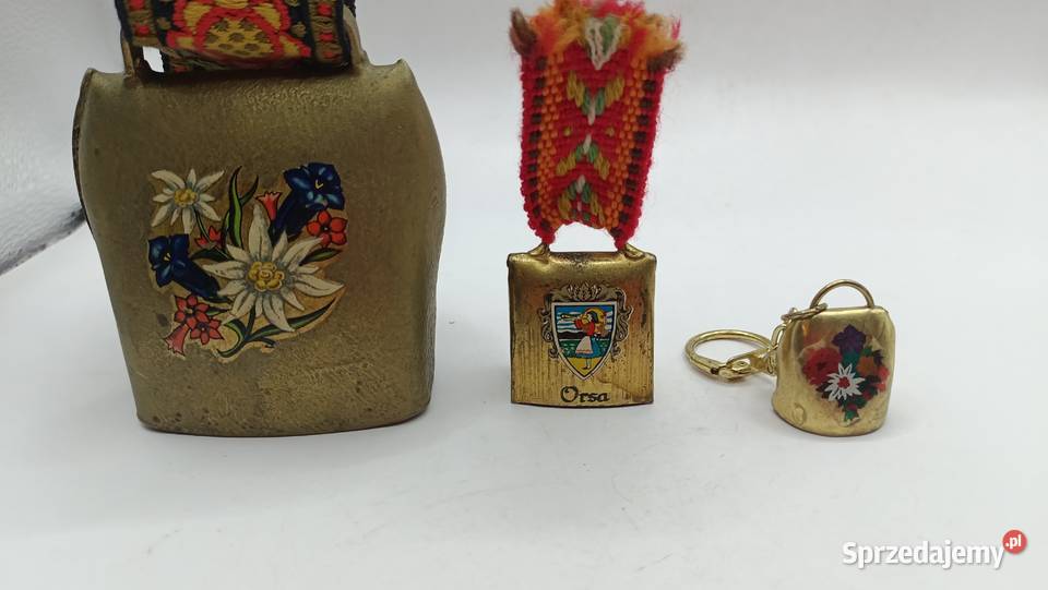 Kolekcja metalowych dzwonków 3 sztuki Zamość