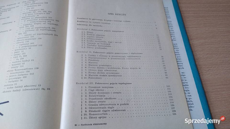 BM 28 Rachunek różniczkowy i całkowy SiKORSKI Książki i Podręczniki Gdańsk