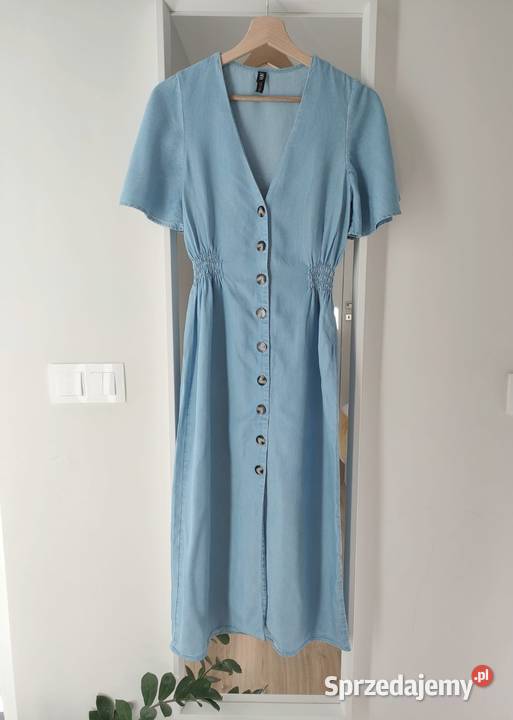 Sukienka MIDI denim Zara S Poznań