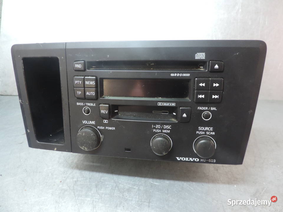 RADIO VOLVO S60 306576371 Wyposażenie wnętrza małopolskie Nowy Sącz