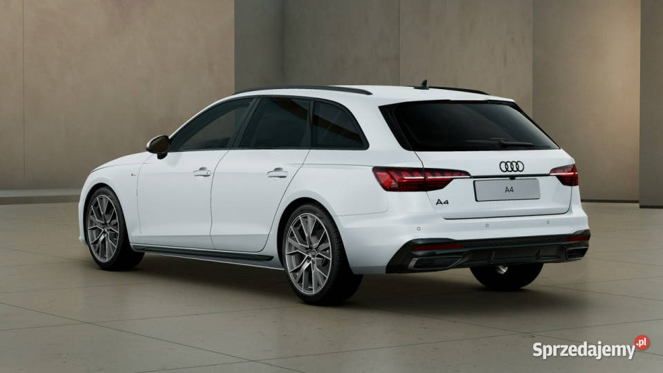 Audi A4 biały A4 Audi