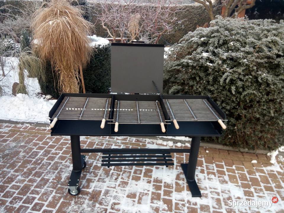 Gastronomiczny grill TRÓJKOMOROWY blacha 5 mm wielkopolskie Damasławek