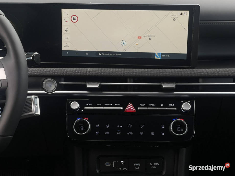 Hyundai Tucson 16 TGDI HEV 6AT 2WD 239 Platinum gniazdo USB łódzkie Piotrków Trybunalski