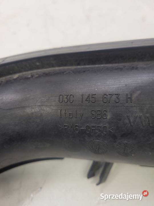 RURA WĄŻ INTERCOOLERA AUDI VW SKODA 03C145673H śląskie Przystajń