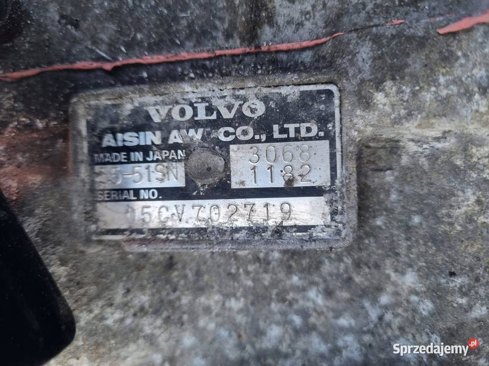 AUTOMATYCZNA SKRZYNIA BIEGÓW Volvo S80 24 Skrzynie biegów manualne Rudka