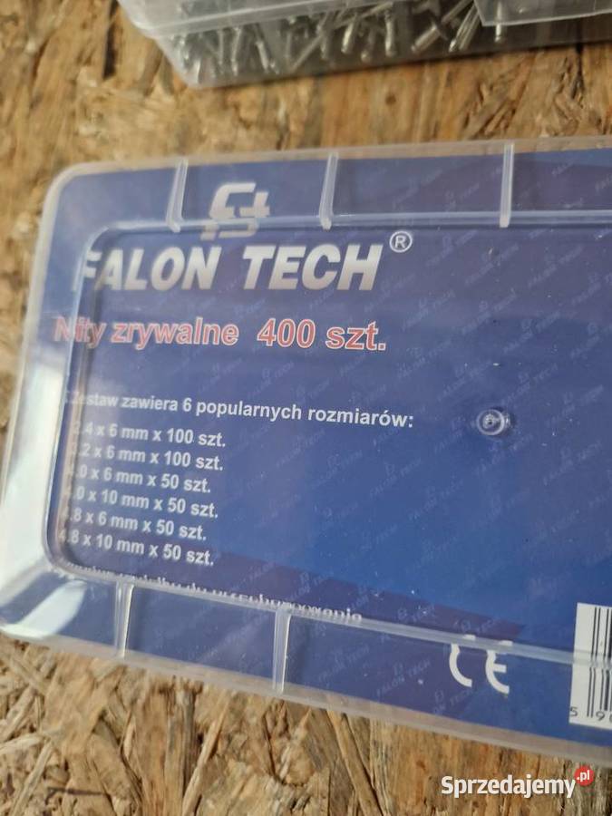 NITY ZRYWALNE ZESTAW NITÓW TRZPIENIEM STALOWYM