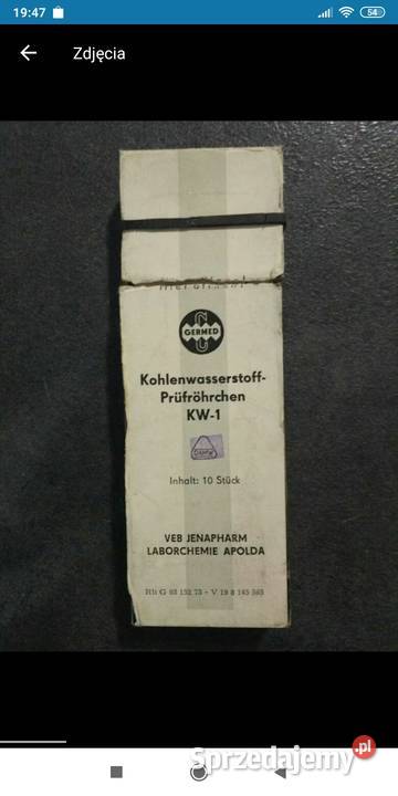 Probówka weglowodoru zestaw sprzedam