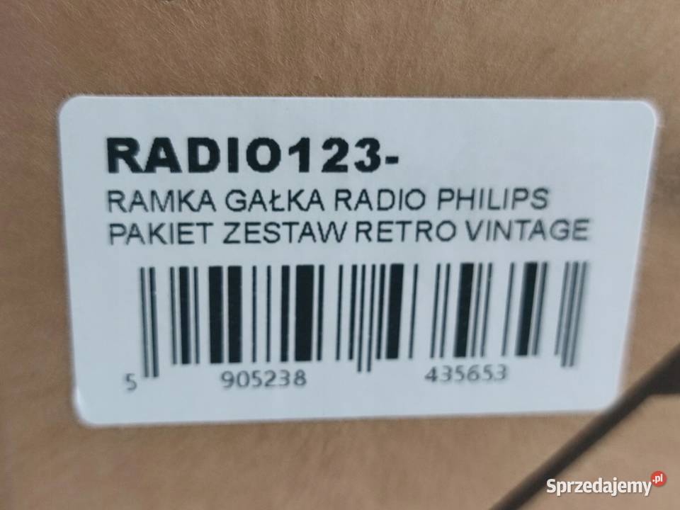PAKIET RETRO VINTAGE RADIO GAŁKI RAMKI PHILIPS lubelskie