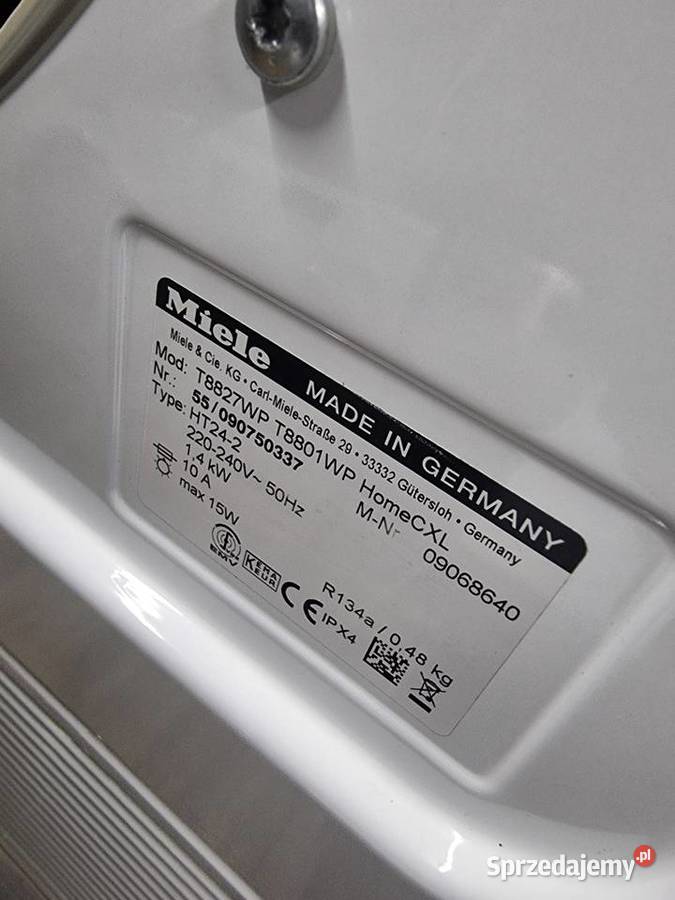 Zestaw AGD Miele Pralka Miele W 5821 W 5000 wolnostojące Wrocław