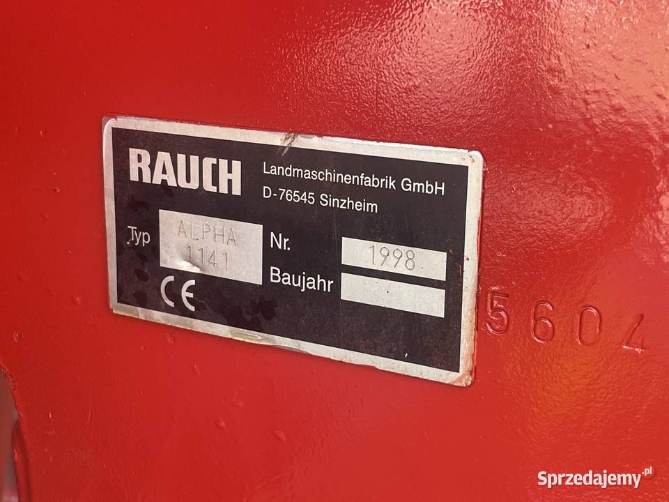 Rauch Alpha 1141 rozsiewacz RAU Boguszki