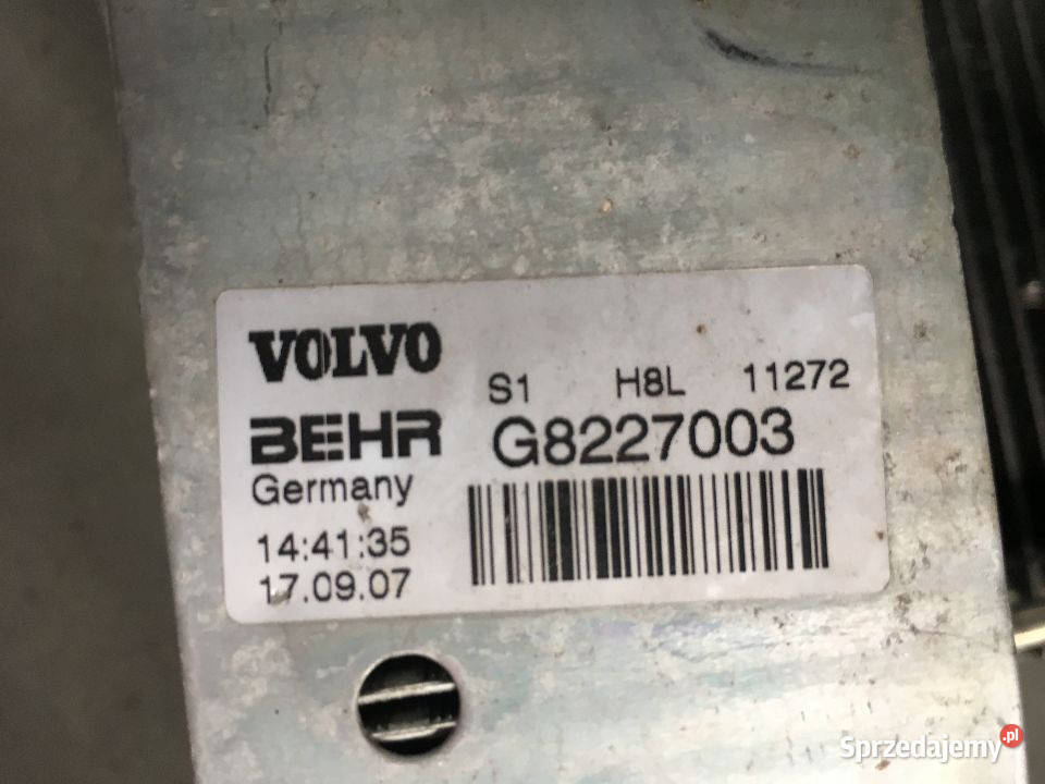 Skraplacz Chłodnica Klima Volvo FH BEHR G8227003 Części lubuskie Maszewo
