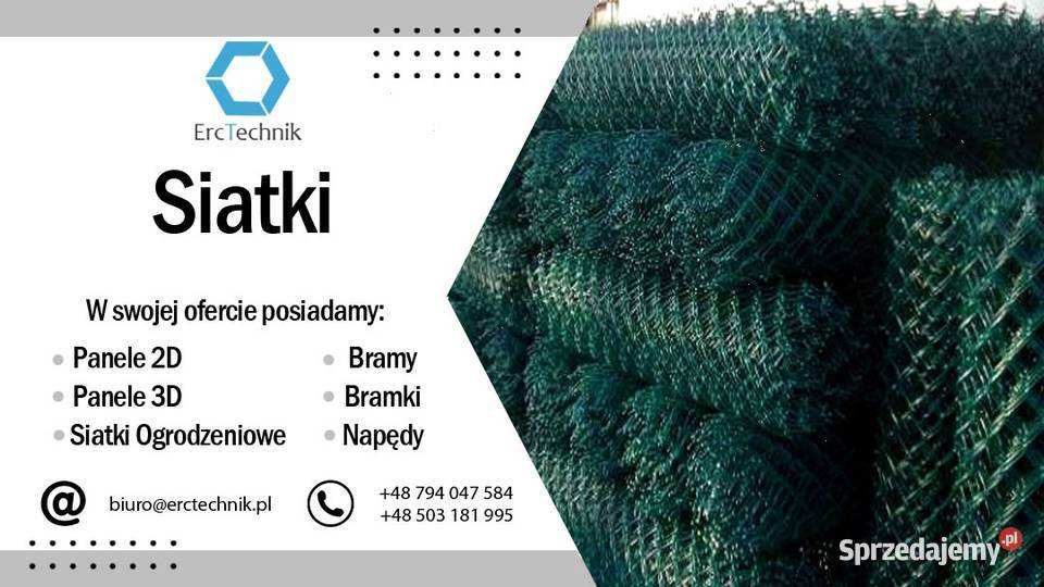Ogrodzenie panelowe 120 m Zestaw Panel słupek Brzozowiec
