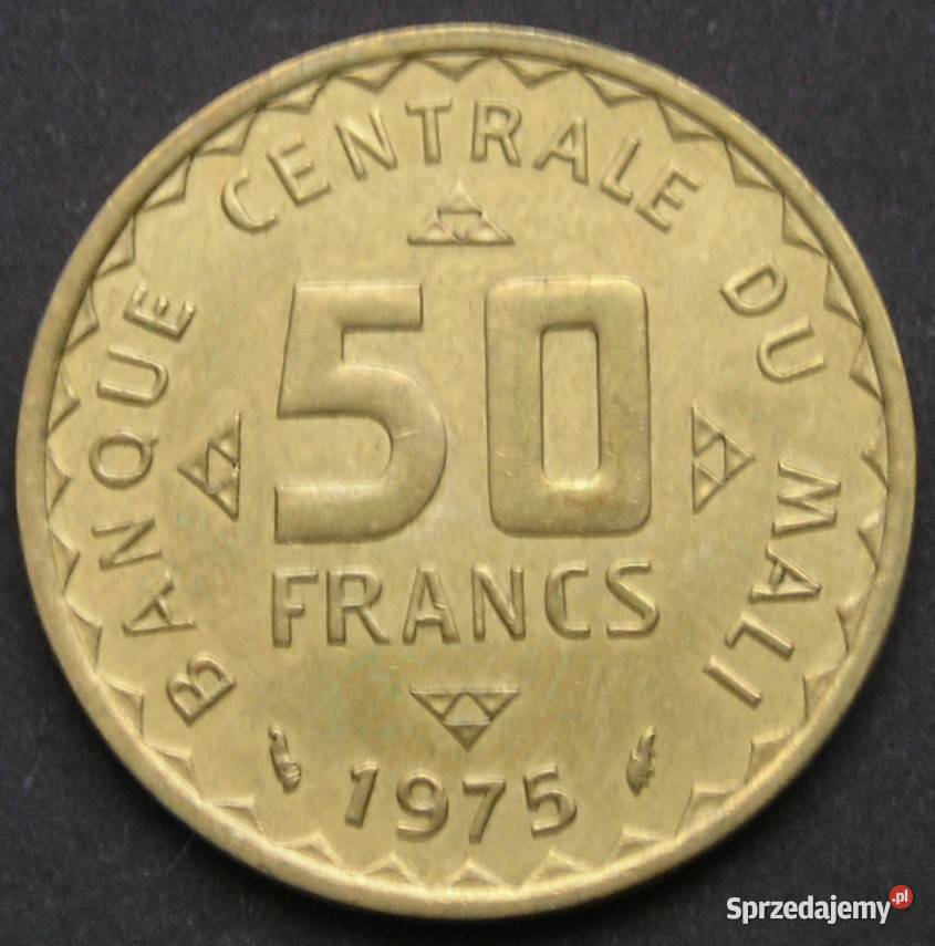 MALI 50 FRANKÓW 1975 KUKURYDZA STAN MENNICZY łódzkie Łódź