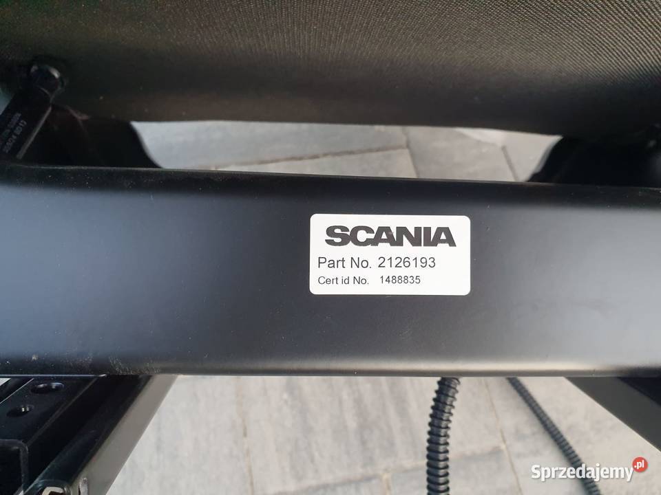 Fotel Siedzenie Nowe Pasażera Scania euro 6 Rok produkcji 2024 świętokrzyskie Górno
