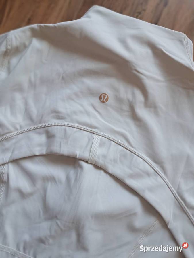 nowa cienka kremowa bluza do biegania fitness sprzedam
