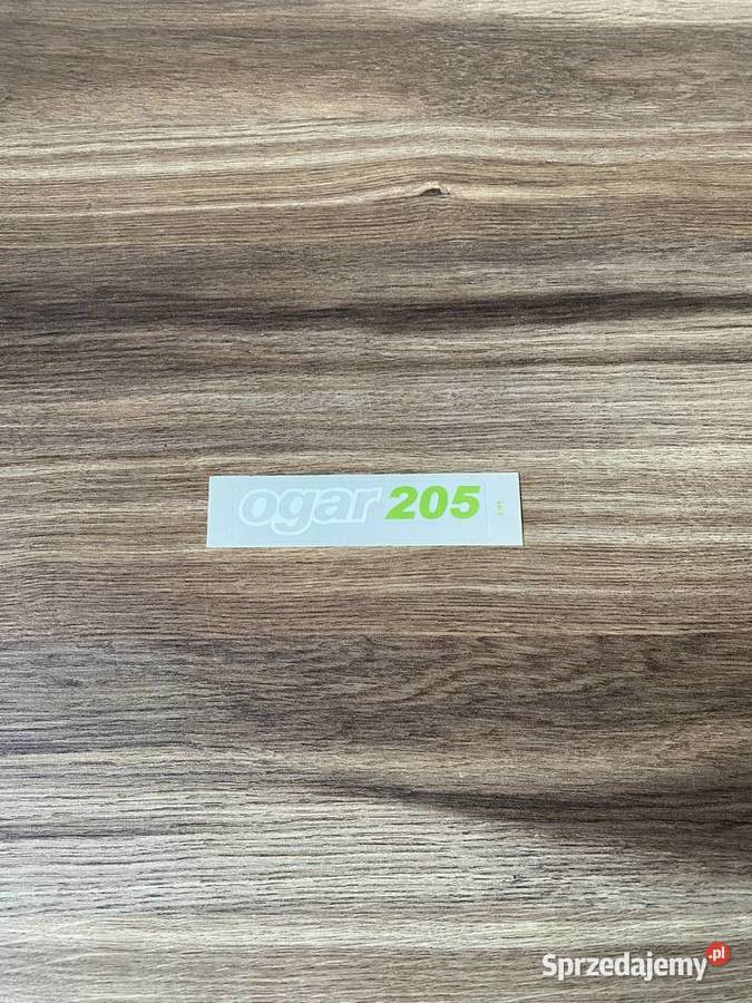 NOWA POLSKA naklejka zielona OGAR 205 romet śląskie