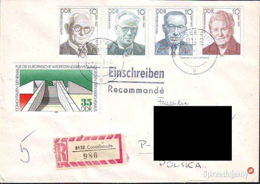 Kopzkoresp Filat NRD Polska 1988 śląskie Gliwice