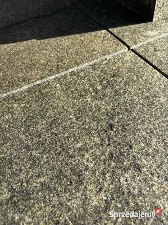 Płyta Granitowa Chodnikowa CZARNA GABRO Łódź