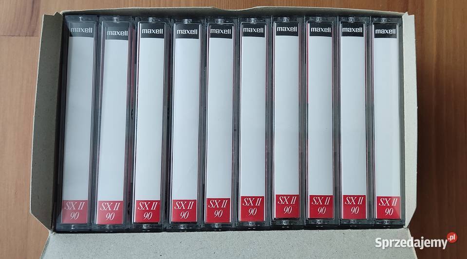 Kasety Maxell SXII 90 10 UżYwAnE Bochnia