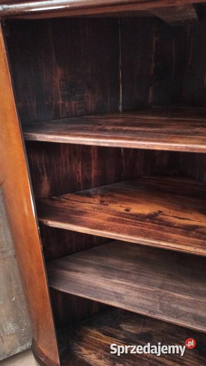 Komoda narożna z mahoniu politura Biedermeier pomorskie