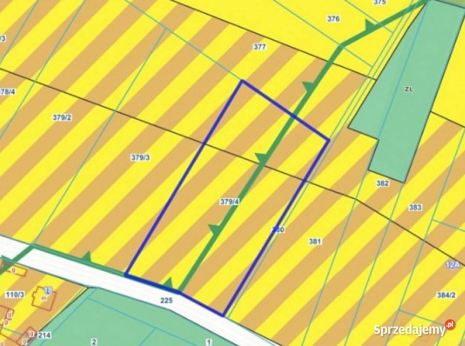 Ogłoszenie działka Zaborze 7683m2 Sprzedaż
