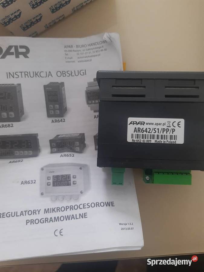 Regulator temperatury Apar AR642S1PPP Produkcja śląskie Lelów