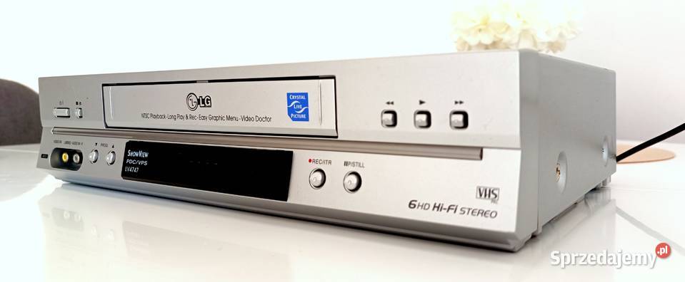 LG LV4747 6 głowicowy magnetowid VHS 6 HD HIFI wielkopolskie Leszno