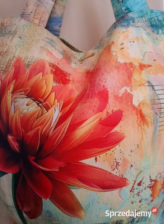 Handmade wodoodporna torba shopper produkt Dla kobiet Bydgoszcz