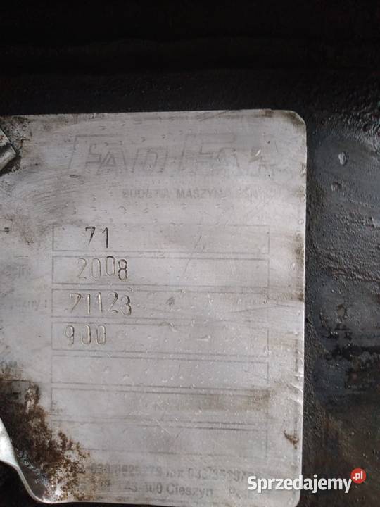 Przyczepa leśna Fao Far 2250 Leśnictwo Siemidarżno sprzedam