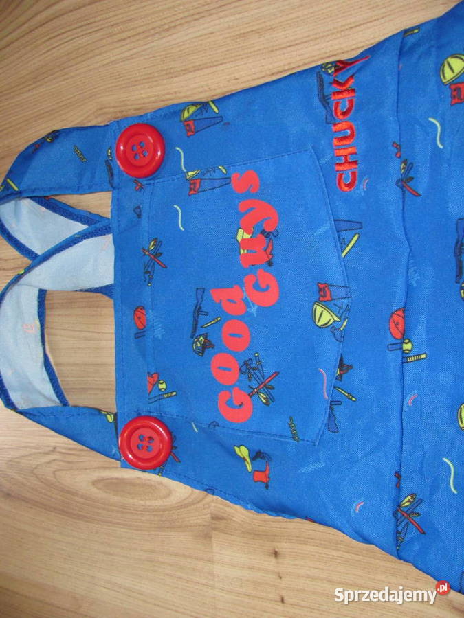 Chucky Costume Niebieska sukienka fartuszek 46 Zamość