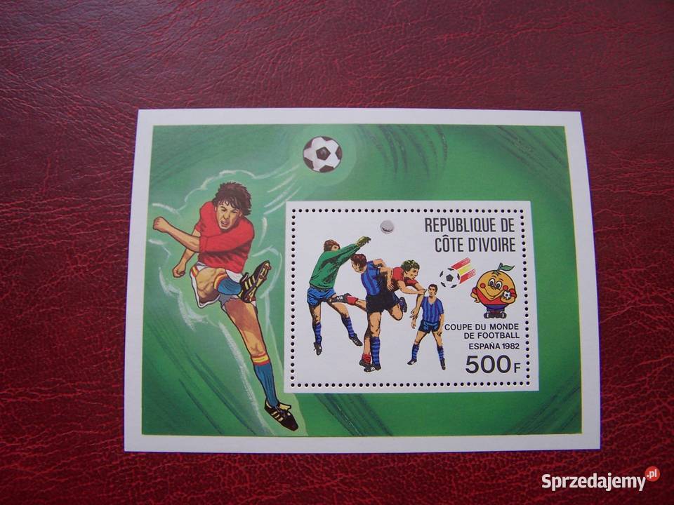 Wybrz Kości Słoniowej 1982 MNH Sport Piłka MŚ Tychy sprzedam